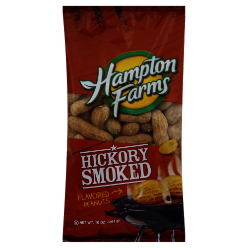 Hampton Farms Peanuts Hickory Smoked in Shell Perspective: front