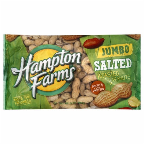 Hampton Farms Peanuts Peanuts Salted in Shell Perspective: front