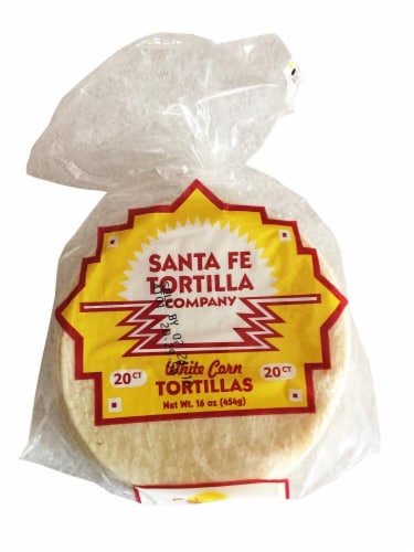 Santa Fe White Corn Tortillas Perspective: front