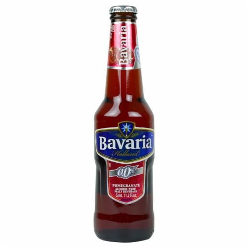 Bavaria Holland Pomegranate Alcohol-Free Malt Beverage Perspective: front