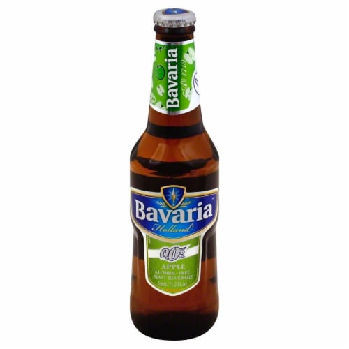 Bavaria Apple Non-Alchoholic Malt Beverage Perspective: front