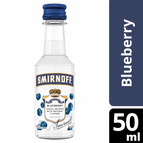 Smirnoff Blueberry (Vodka Infused With Natural Flavors) Perspective: front