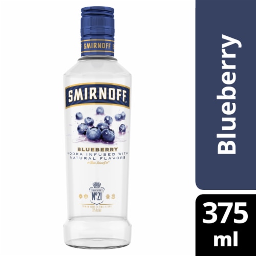Smirnoff Blueberry (Vodka Infused With Natural Flavors) Perspective: front