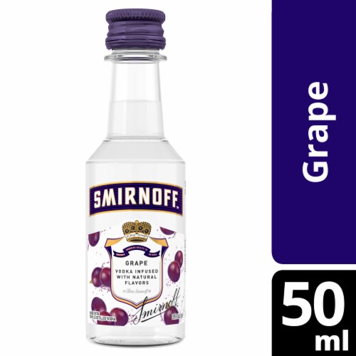 Smirnoff Grape (Vodka Infused With Natural Flavors) Perspective: front