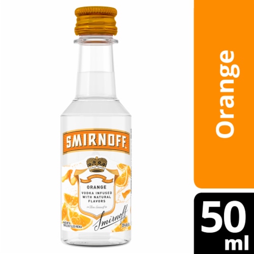 Smirnoff Orange (Vodka Infused With Natural Flavors) Perspective: front