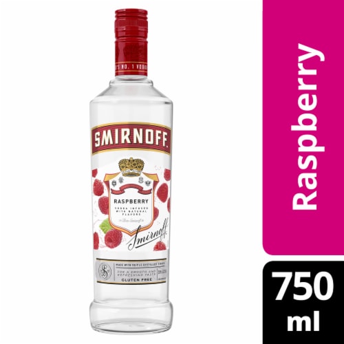 Smirnoff Vodka Raspberry Perspective: front