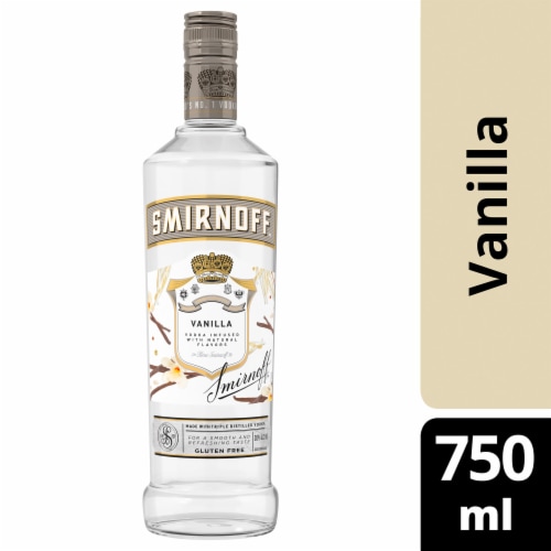 Smirnoff Vanilla (Vodka Infused With Natural Flavors) Perspective: front