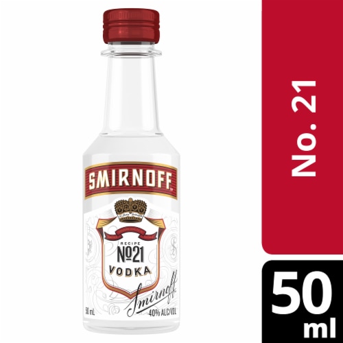 Smirnoff Red No. 21 Vodka Perspective: front