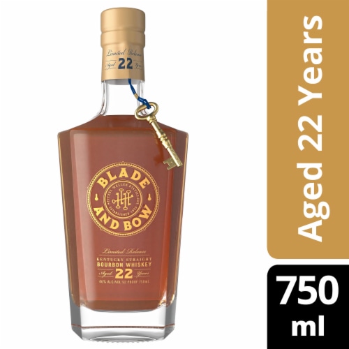 Blade and Bow 22 Year Old Kentucky Straight Bourbon Whiskey Perspective: front