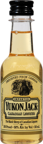 Yukon Jack Canadian Liqueur Perspective: front