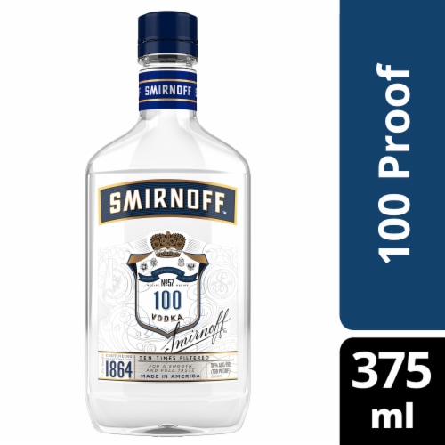 Smirnoff Vodka No.57 Blue Perspective: front