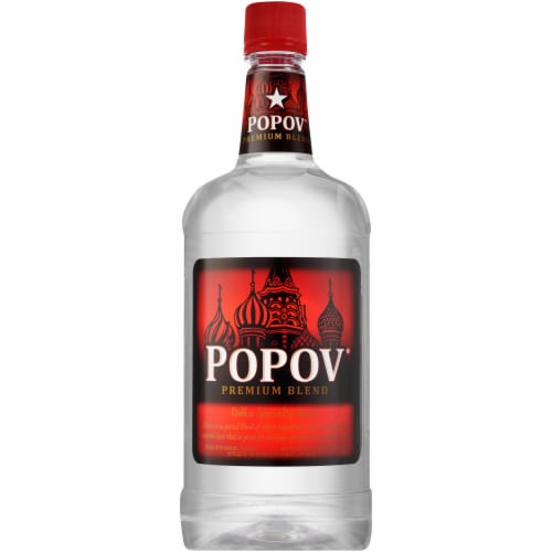 Popov Premium Blend Vodka Perspective: front