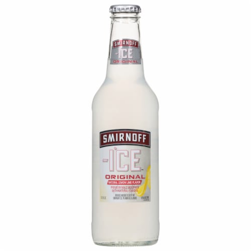 Smirnoff Ice Original Flavored Hard Beverage Single Bottle Perspective: front