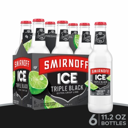Smirnoff Ice Triple Black Perspective: front