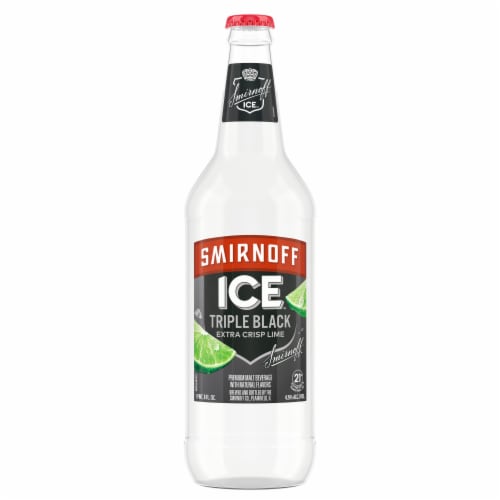 Smirnoff Ice Triple Black Perspective: front
