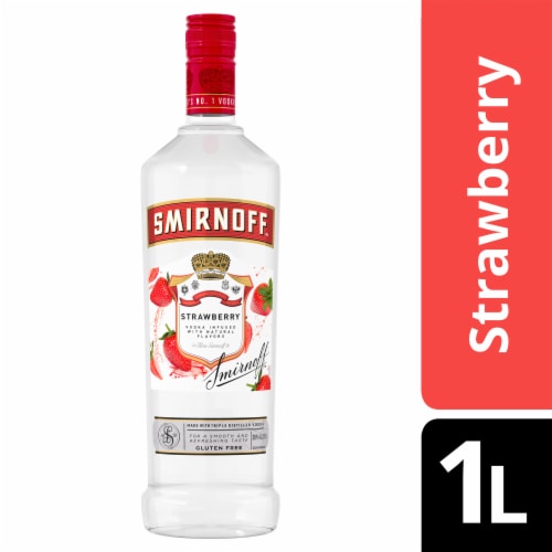 Smirnoff Vodka Strawberry Perspective: front