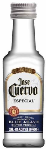 Jose Cuervo Silver Especial Tequila Perspective: front