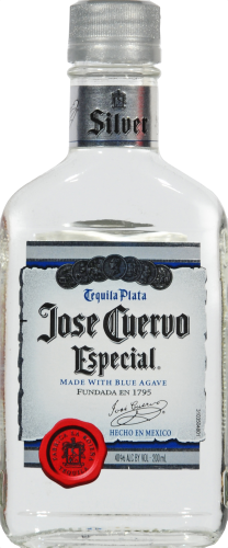 Jose Cuervo Silver Especial Tequila Perspective: front