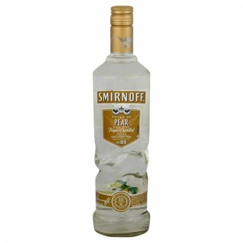 Smirnoff Twist of Pear Vodka Perspective: front