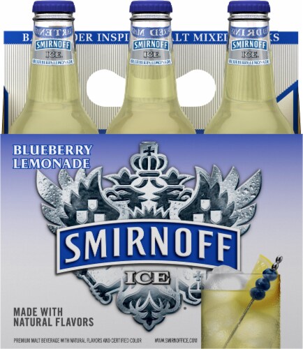 Smirnoff Premium Blueberry Hard Lemonade Perspective: front