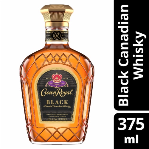 Crown Royal Whisky - Canadian Black Perspective: front