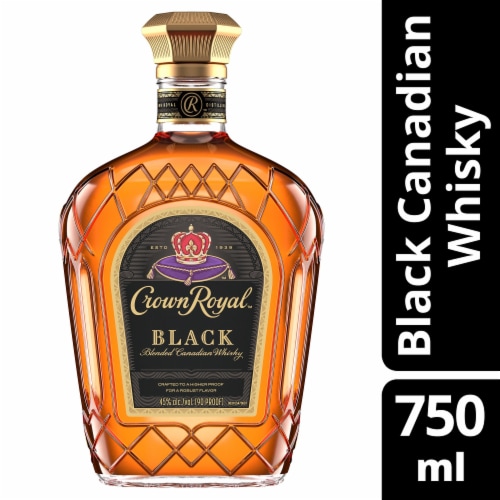Crown Royal Black Blended Canadian Whisky 750 Ml - Bakers