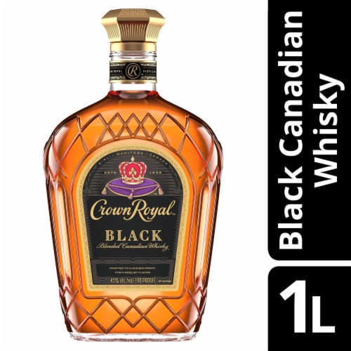 Crown Royal Whisky - Canadian Black Perspective: front