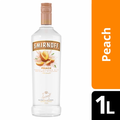 Smirnoff Peach (Vodka Infused With Natural Flavors) Perspective: front