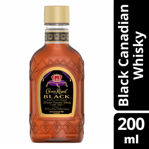 Crown Royal Black Blended Canadian Whisky Perspective: front