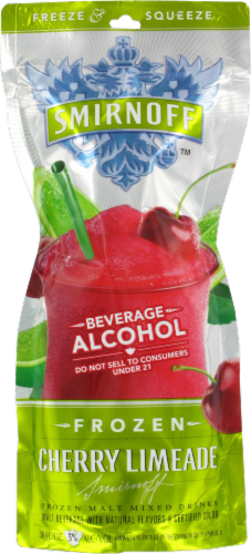 Smirnoff Cherry Limeade Frozen Single Pouch Perspective: front