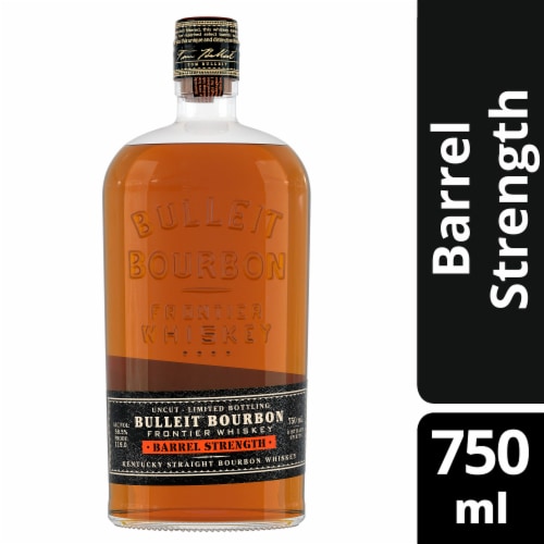 Bulleit Whiskey - American Bourbon Barrel Strength Perspective: front