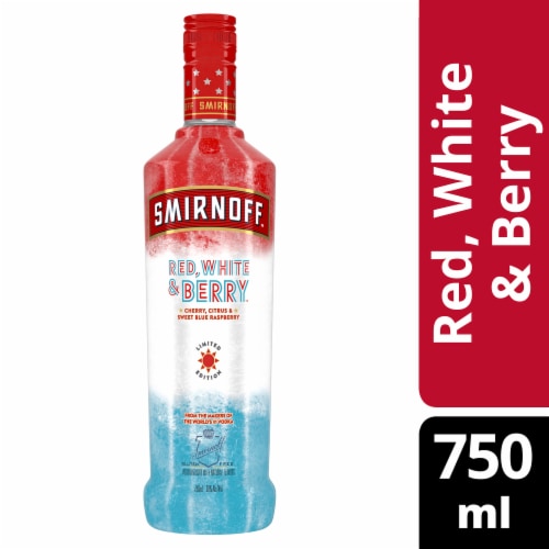 Kammerat teori rive ned Smirnoff Red White & Berry (Vodka Infused With Natural Flavors), 750 mL -  Kroger