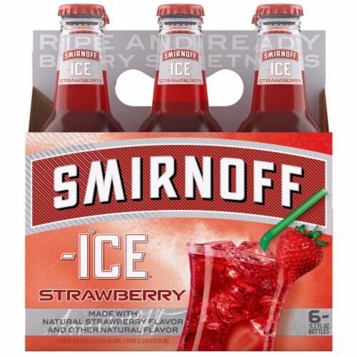 Smirnoff Ice Strawberry Perspective: front