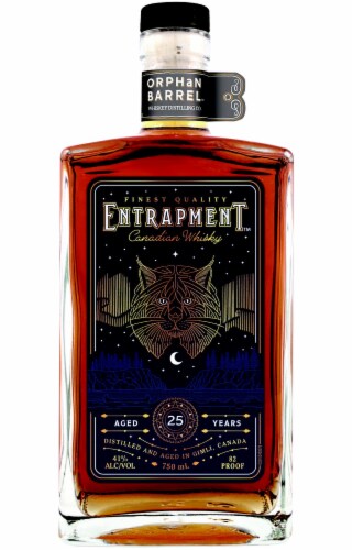 Orphan Barrel Entrapment Canadian Whiskey Perspective: front