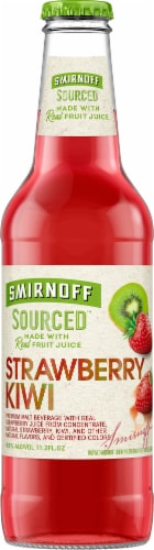 Smirnoff Sourced Strawberry Kiwi Premium Malt Beverage Perspective: front
