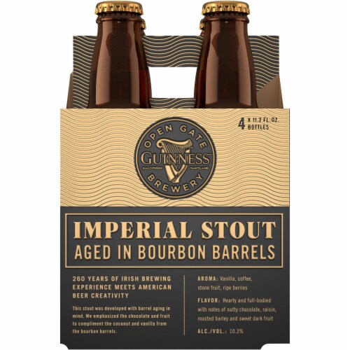 Guinness Barrel-Aged Chocolate Mint Stout Perspective: front