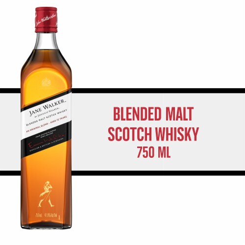 Jane Walker by Johnnie Walker Blended Malt Scotch Whisky Perspective: front