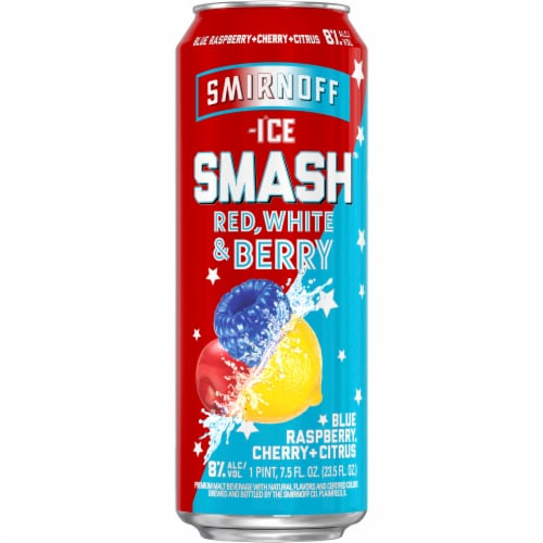 Smirnoff Ice Smash Red White & Berry Perspective: front