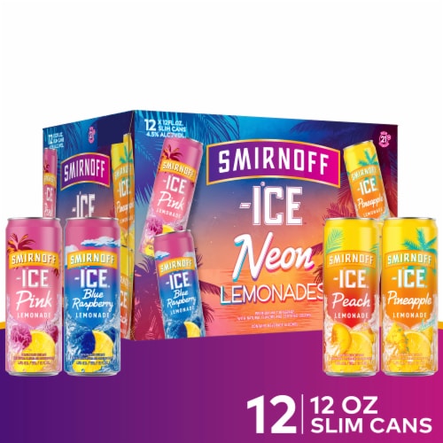 Smirnoff Ice Neon Lemonade Variety Pack Perspective: front