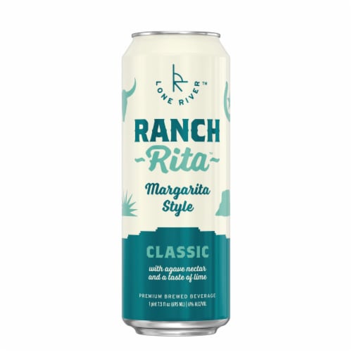 Lone River Ranch Rita Classic Margarita Hard Seltzer Single Can Perspective: front