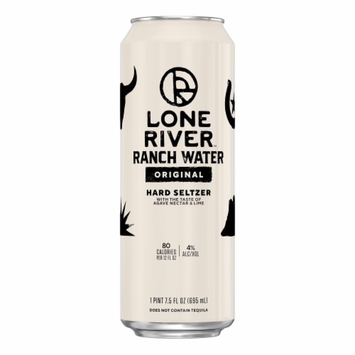 Lone River Ranch Water Original Hard Seltzer Perspective: front