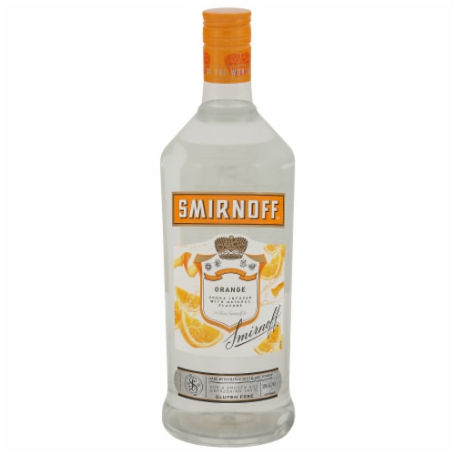 Smirnoff Orange Vodka Infused with Natural Flavors Perspective: front