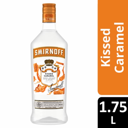Smirnoff Vodka Kissed Caramel Perspective: front