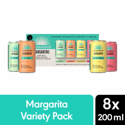 Casamigos Ready To Drink Margarita Variety Pack Perspective: front