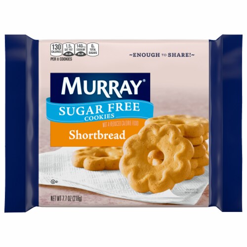 Murray Sugar Free Shortbread Cookies, Share Pack Perspective: front