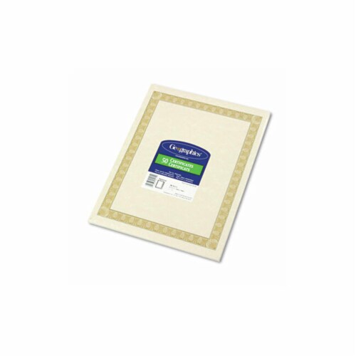 Archival Quality Parchment Paper Certificates, 11 x 8.5, Horizontal Orientation, Natural with White Diplomat Border, 50/Pack Archival Quality Parchment Paper Certificates, 11 x 8.5, Horizontal Orientation, Natural with White Diplomat Border, 50/Pack