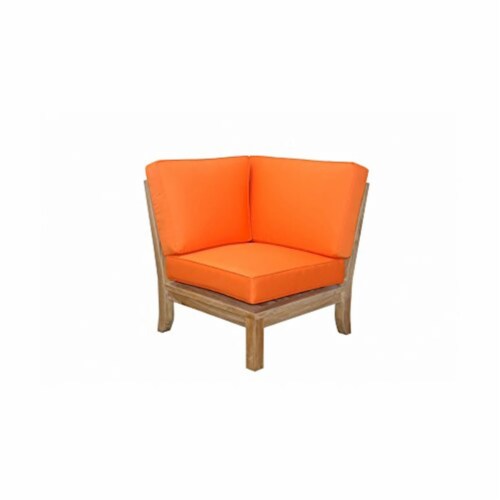 Anderson Teak DS-504 Luxe Corner Modular Perspective: front