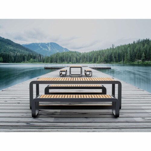 Anderson Teak Set-5020 Monza Dining Set - 3 Piece Perspective: front