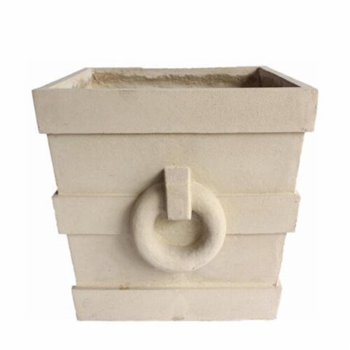 Anderson Teak PL-S2424 Aztec Square Planter Perspective: front