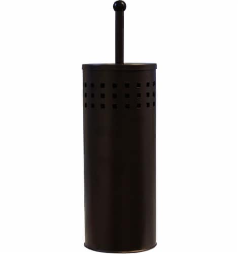 Toilet Plunger with Holder for Bathroom, Multi Drain Suitable for Bathtubs, Quick Dry, Bronze Perspective: front